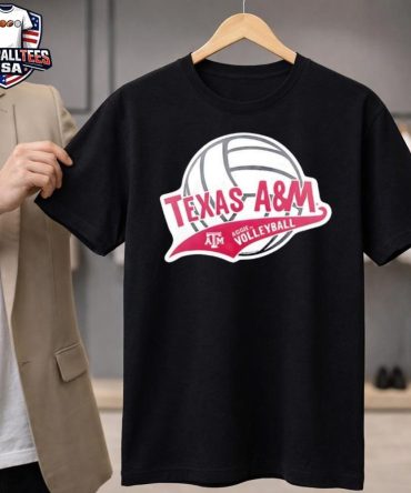 Texas A&Amp;M Aggies Volleyball Ncaa Logo T-Shirt