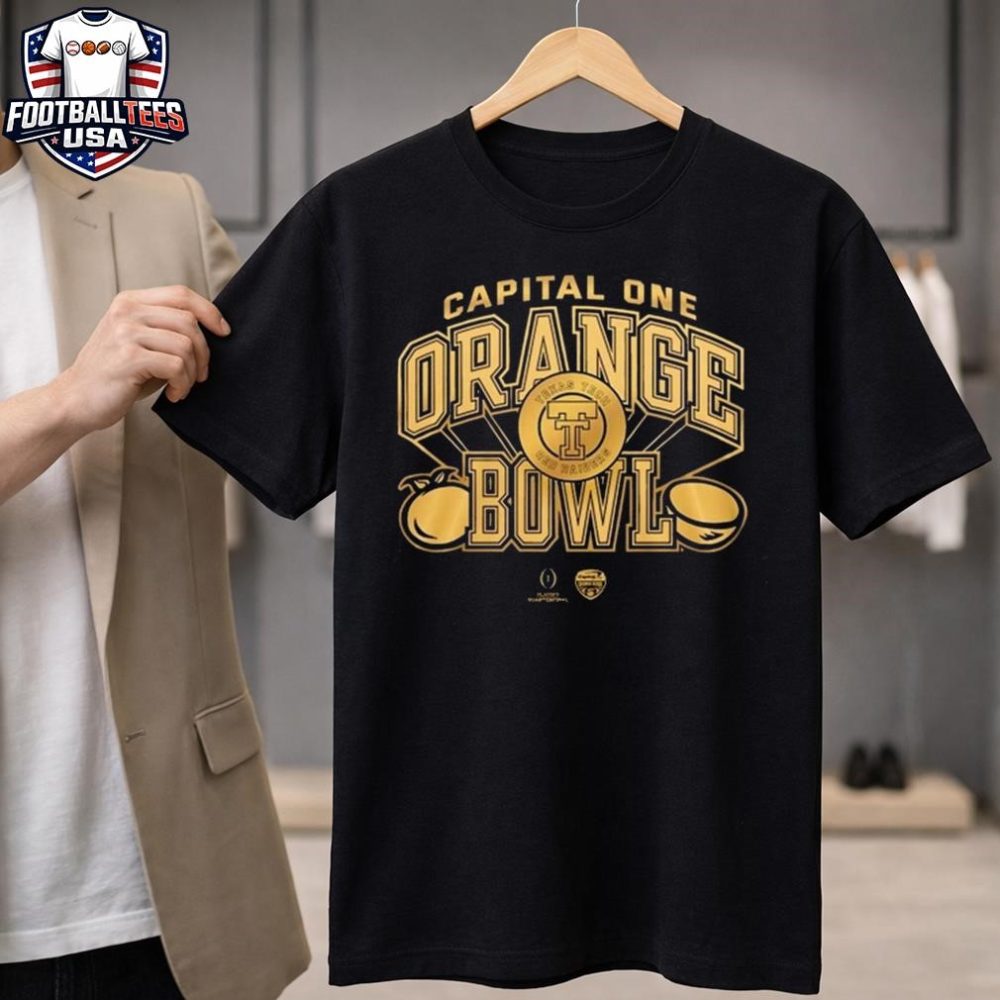 Texas Tech Red Raiders Capital One Orange Bowl Champions 2025 Gold Unisex Shirt