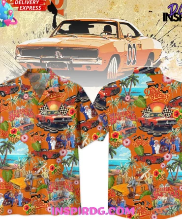 The Dukes Of Hazzard Vintage Tropical Hawaiian Shirt