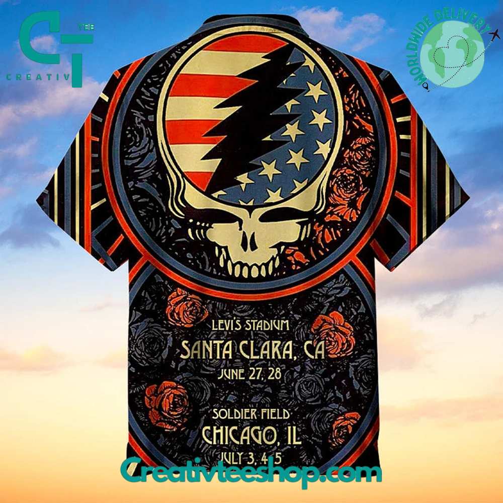 The Grateful Dead Sign Hawaiian Shirt - Image 2