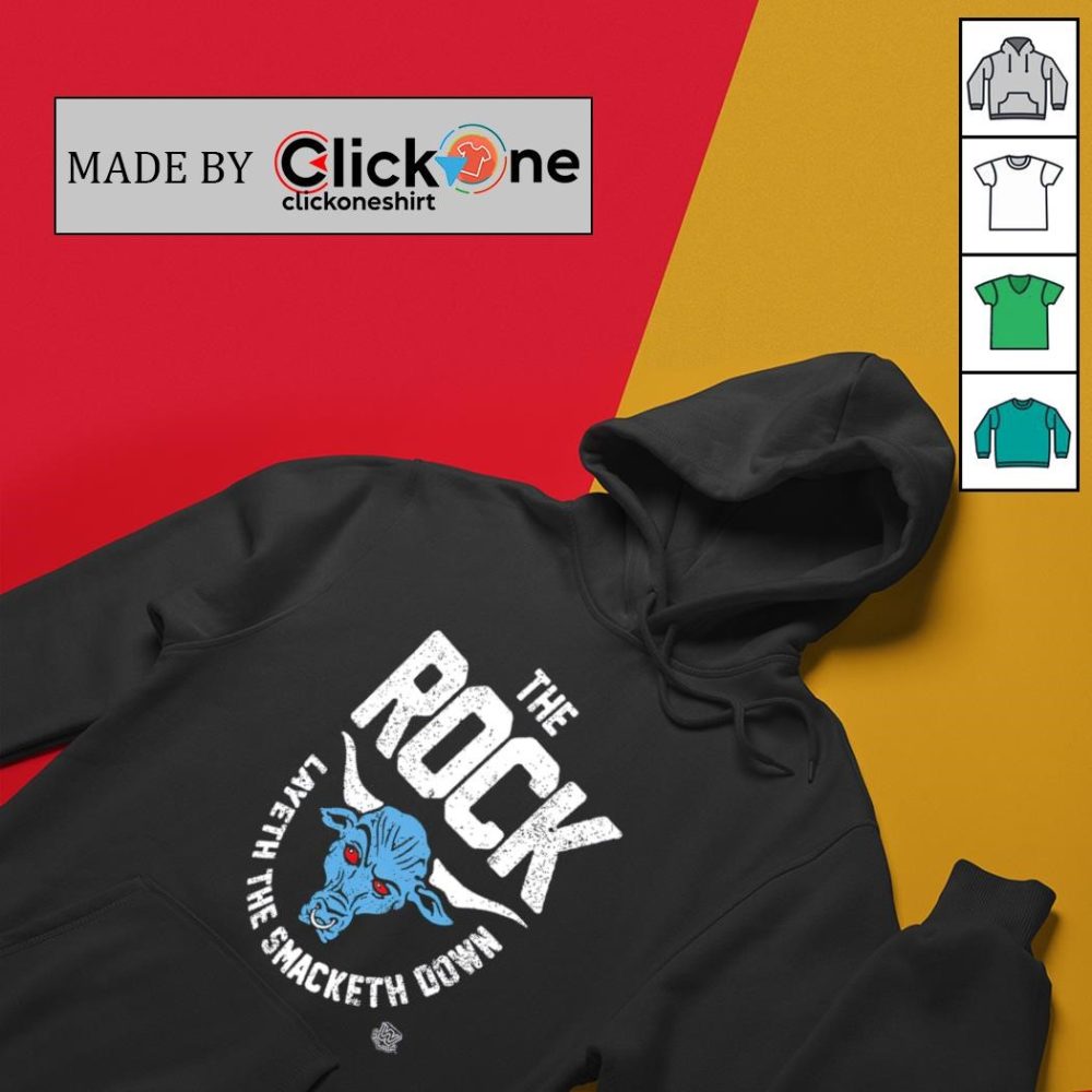 The Rock Layeth The Smacketh Down Shirt - Image 2