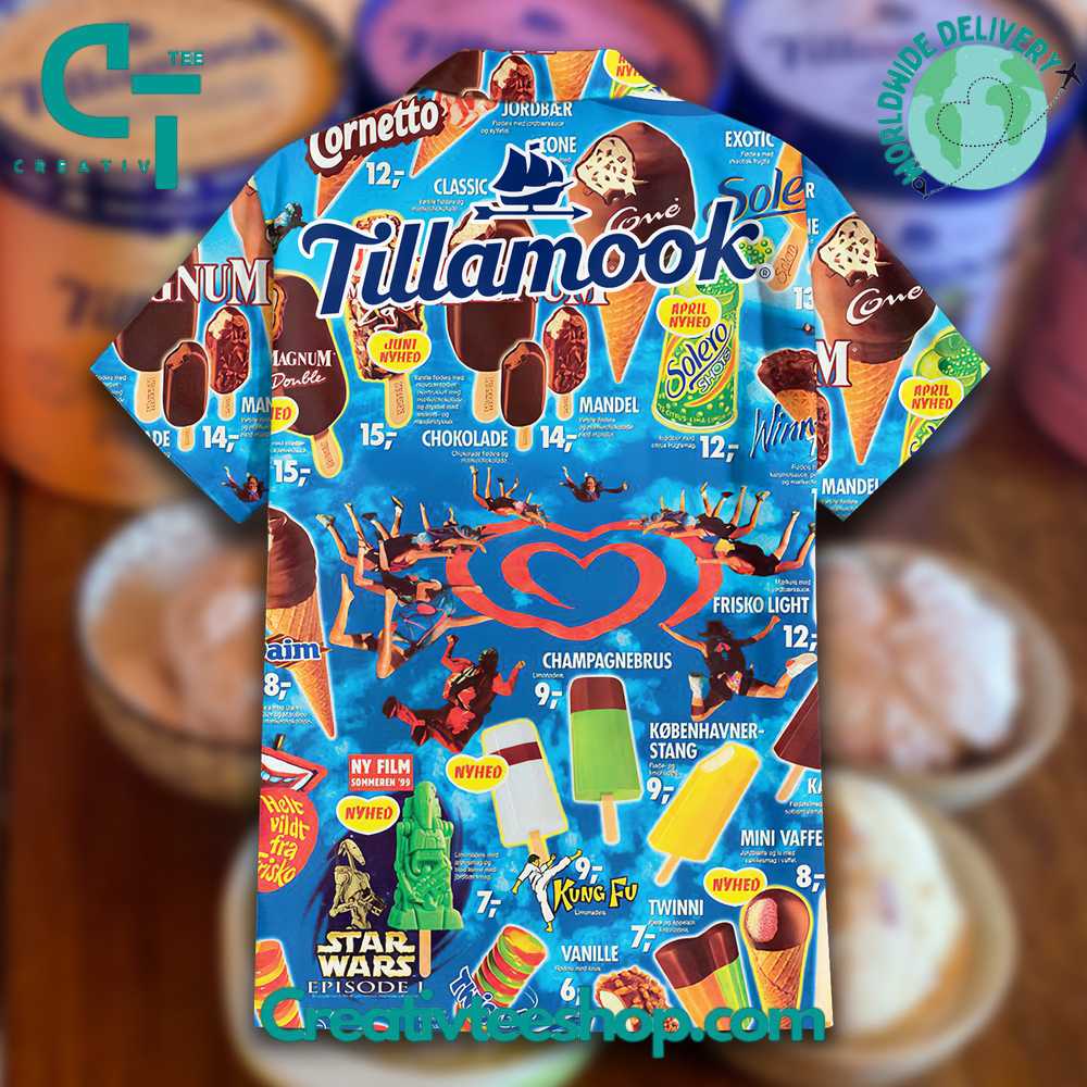 Tillamook Ice Cream Summer Hawaiian Shirt - Image 2
