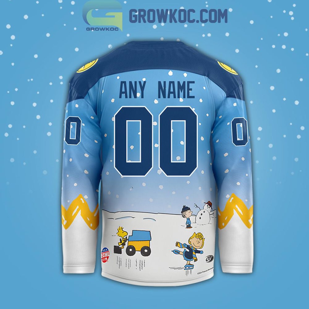 Toledo Walleye Snoopy Peanuts And Friends Personalized Hockey Jersey - Image 3