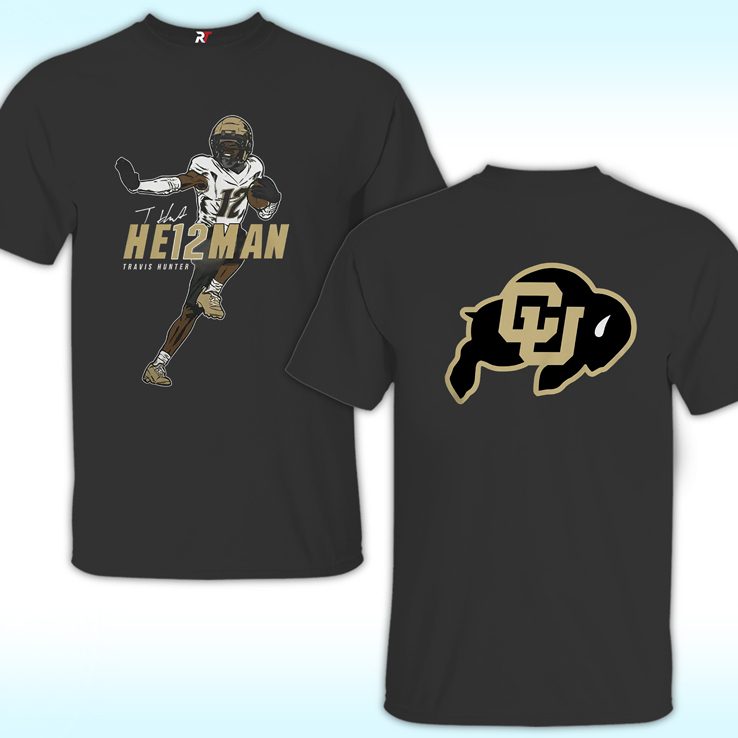 Travis Hunter Heisman Shirt He12Man