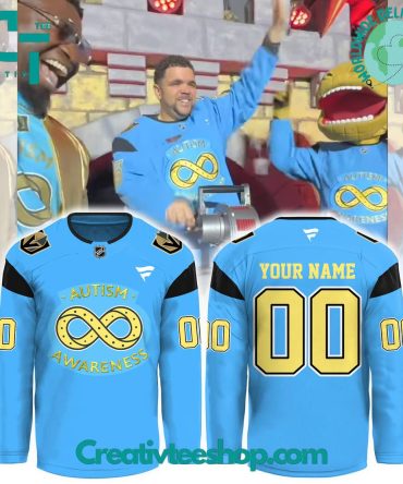 Vegas Golden Knights X Autism Awareness Night Special Hockey Jersey