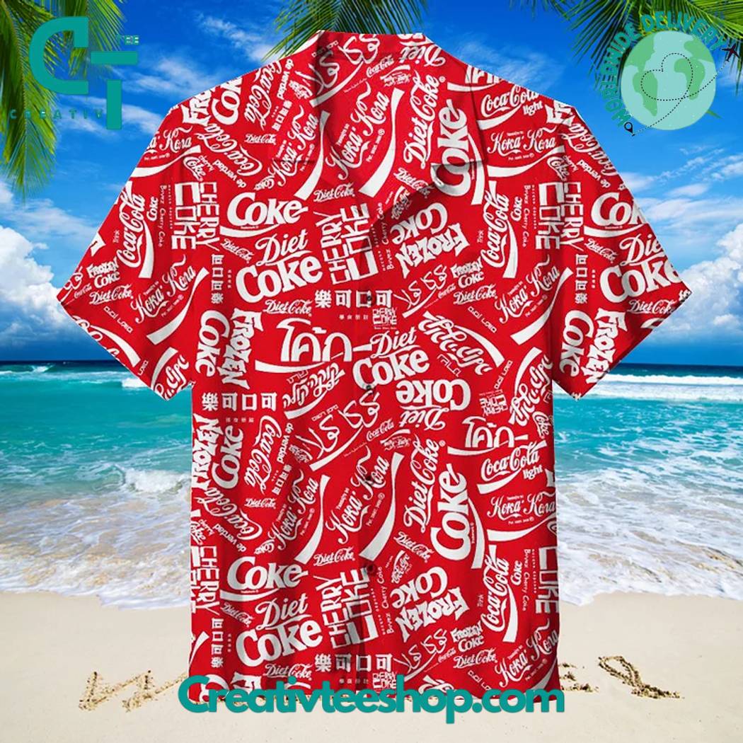 Coca Cola Diet Coke Hawaiian Shirt