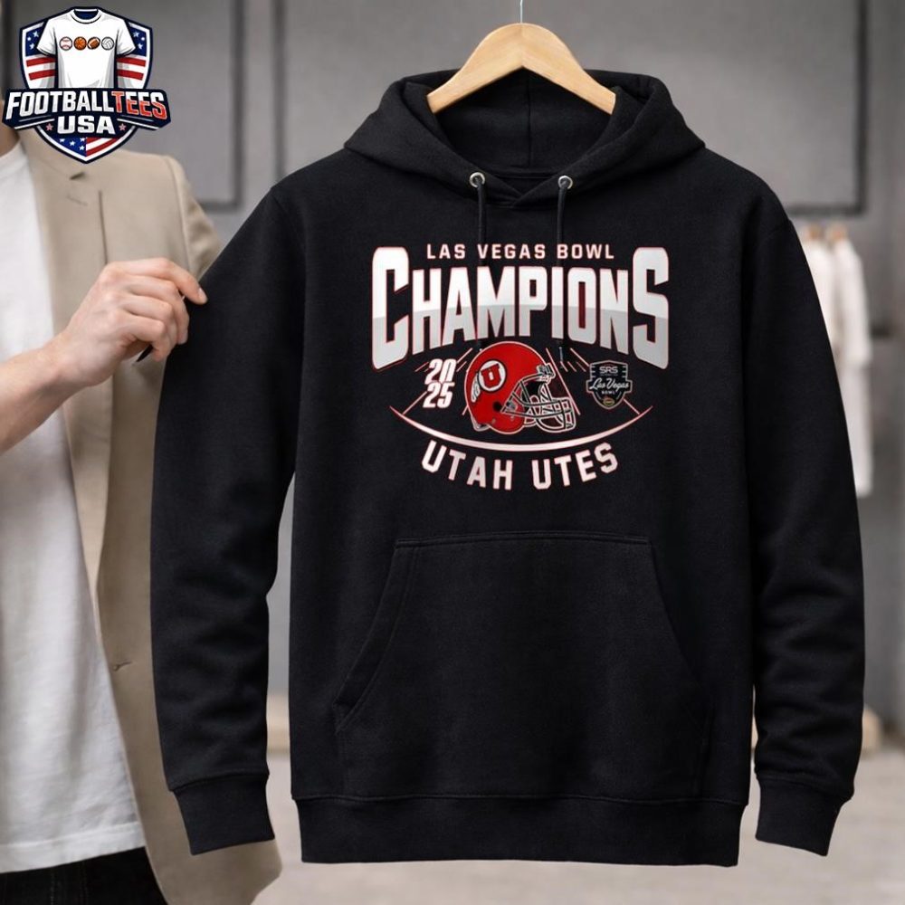 Utah Utes Las Vegas Bowl Champions 2025 Unisex Shirt - Image 3