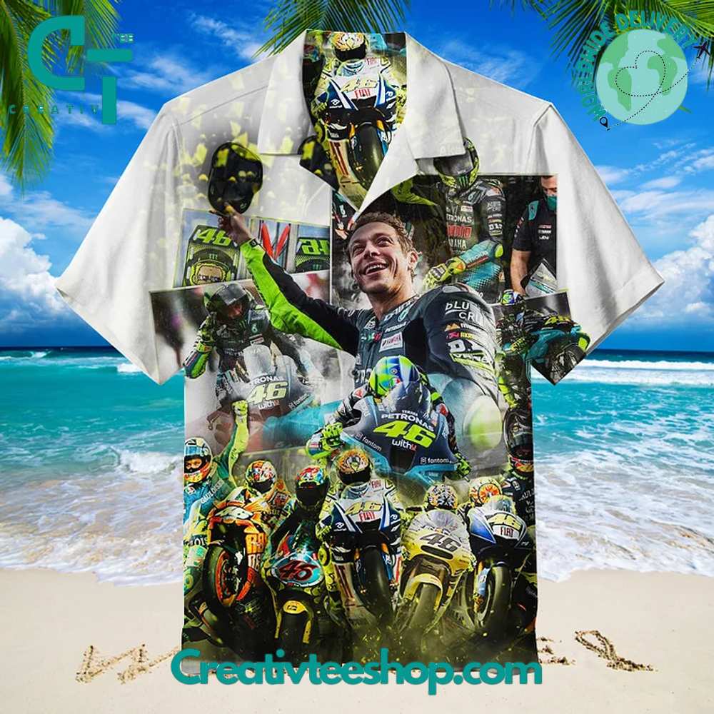 Valentino Rossi Hawaiian Shirt