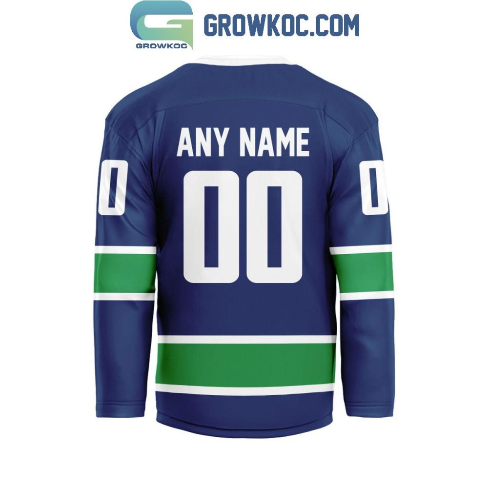 Vancouver Canucks Be The Fighter 2024 Home Personalized Hockey Jersey - Image 2