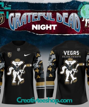 Vegas Golden Knights Nhl X Grateful Dead Night Hockey Jersey