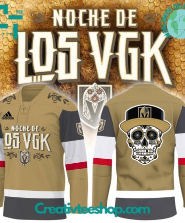 Vegas Golden Knights Noche De Los Gold Jersey