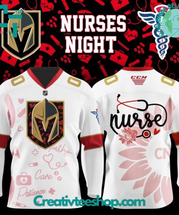 Vegas Golden Knights X Nurses Night 2025 Hockey Jersey