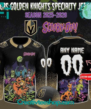 Vegas Golden Knights X Scooby-Doo Night 2025 Custom Hockey Jersey