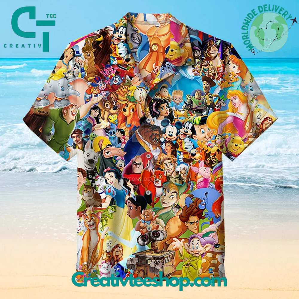 Walt Disney All Character Hawaiian Shirt