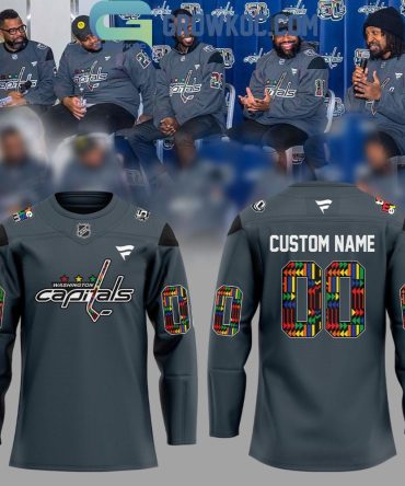Washington Capitals Black History Month 2025 Personalized Hockey Jersey