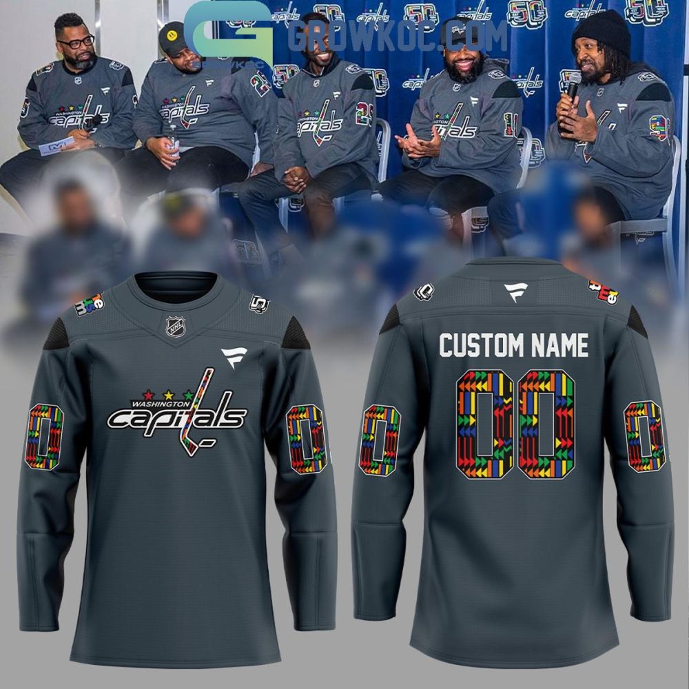 Washington Capitals Black History Month 2025 Personalized Hockey Jersey