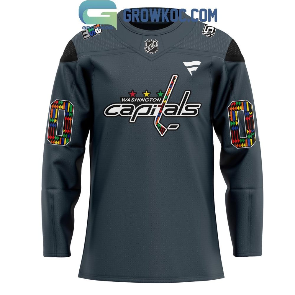 Washington Capitals Black History Month 2025 Personalized Hockey Jersey - Image 2