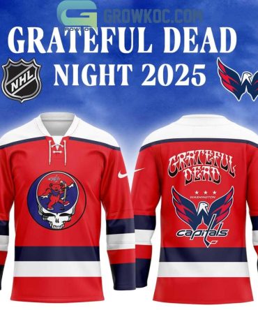 Washington Capitals Grateful Dead Night 2025 Hockey Jersey