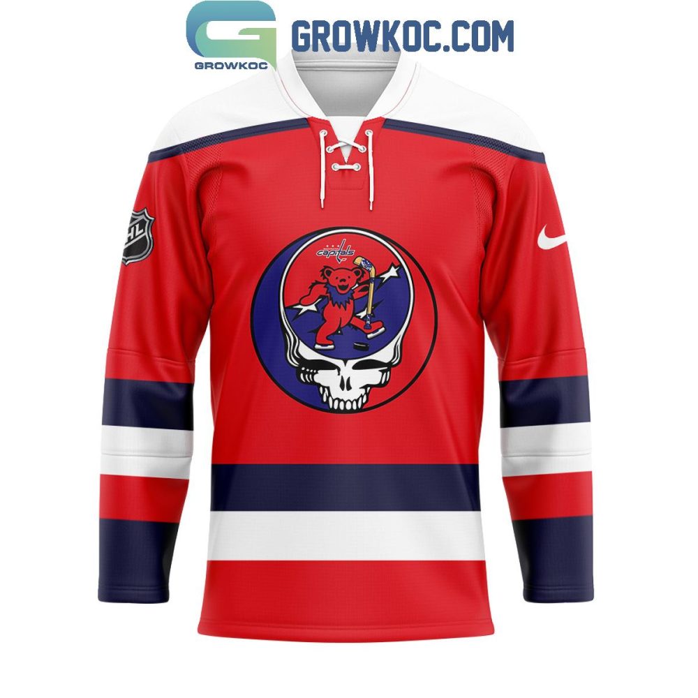 Washington Capitals Grateful Dead Night 2025 Hockey Jersey - Image 2