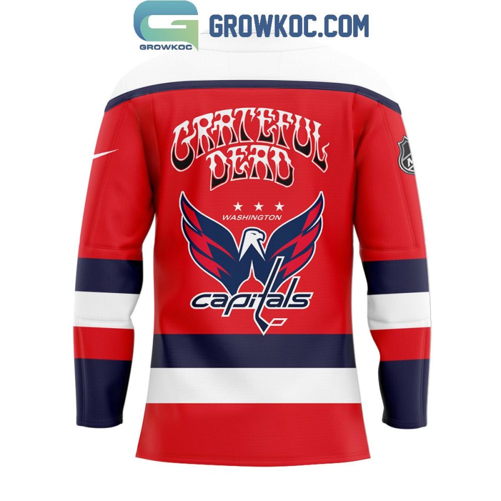 Washington Capitals Grateful Dead Night 2025 Hockey Jersey - Image 3