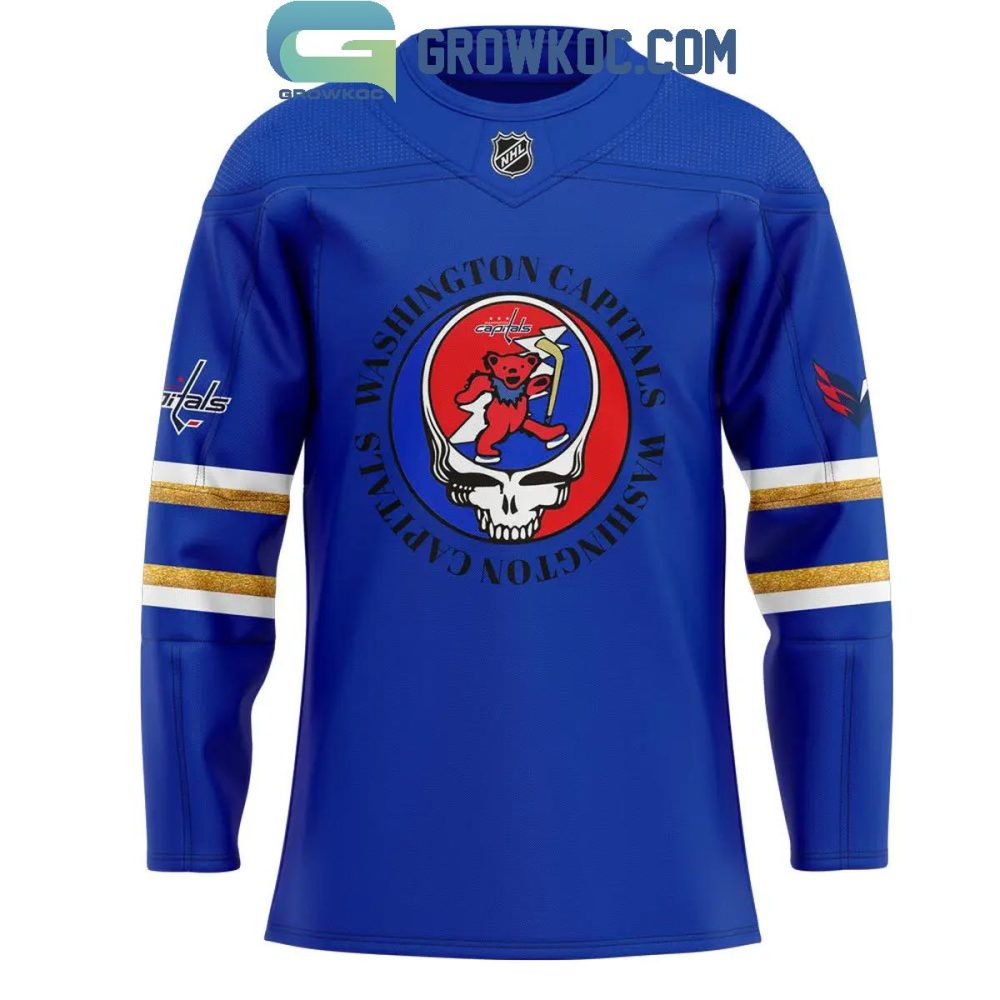 Washington Capitals Grateful Dead Night Celebration 2024 Hockey Jersey - Image 2