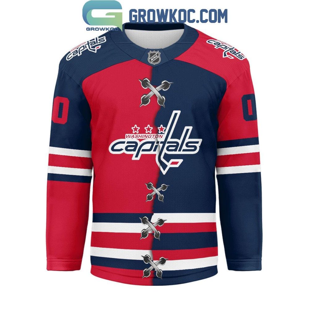 Washington Capitals Mix Home Away Hockey Jersey - Image 2