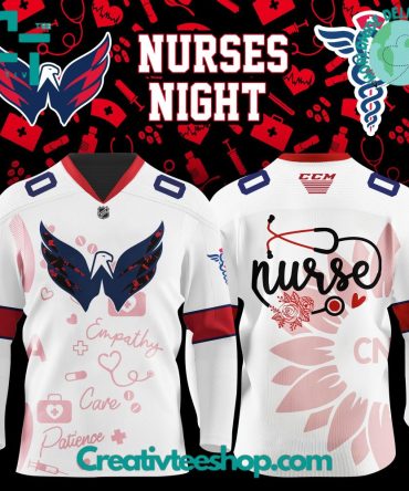 Washington Capitals X Nurses Night 2025 Hockey Jersey