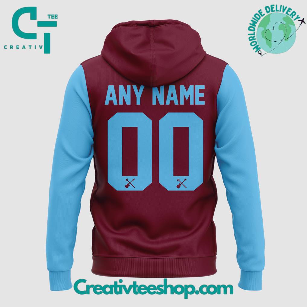 West Ham United X Iron Maiden Special Edition Hoodie - Image 3