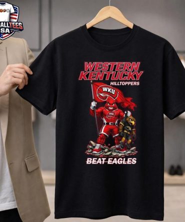 Western Kentucky Hilltoppers Ncaa New Orleans Bowl Champions Beat Eagles Mascot Unisex Shirt