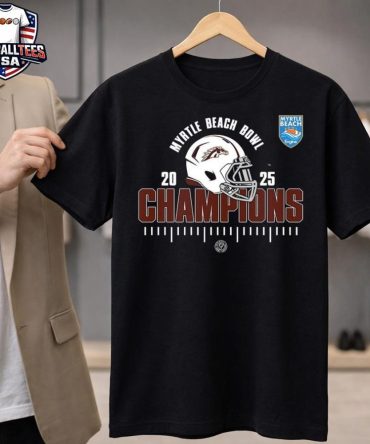 Western Michigan Broncos 2025 Myrtle Beach Bowl Champions Ncaa Football Helmet Unisex Shirt