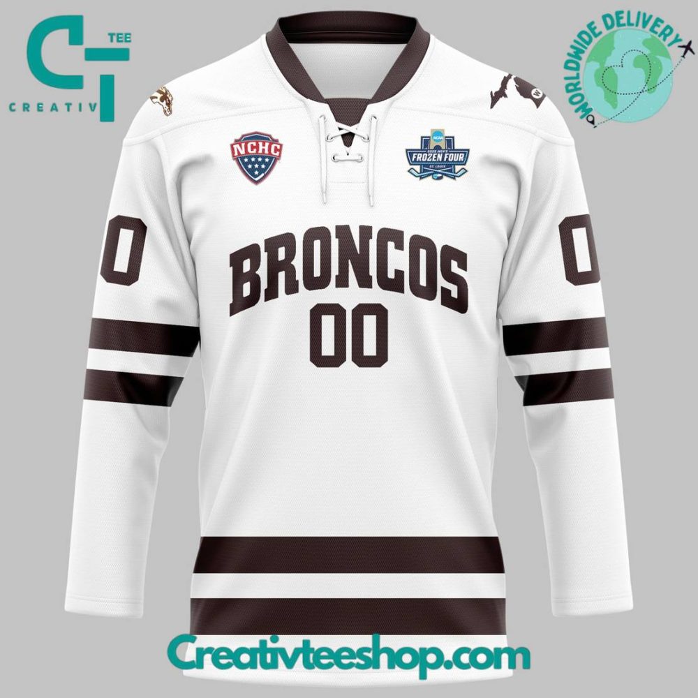 Western Michigan Broncos Frozen Four Special Hockey Jersey - Image 2