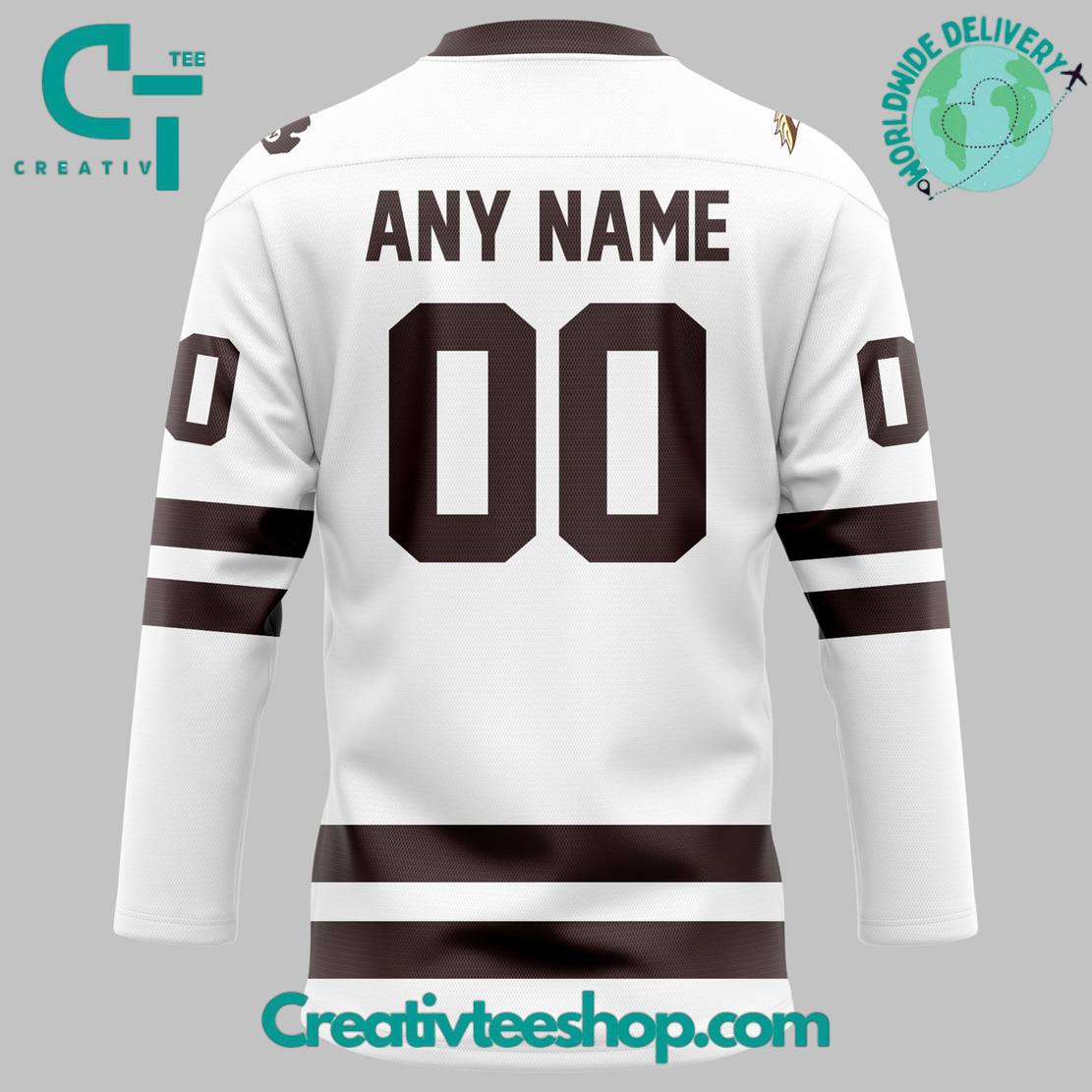 Western Michigan Broncos Frozen Four Special Hockey Jersey - Image 3