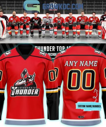 Wichita Thunder 10Th Anniversary Throwback 2024 Personalized Hockey Jersey