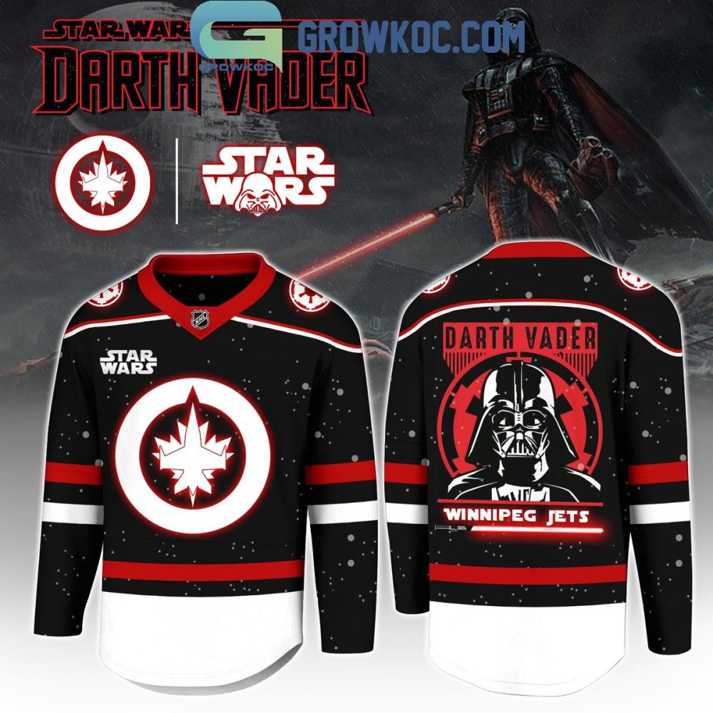 Winnipeg Jets X Star Wars Darth Vader Hockey Jersey