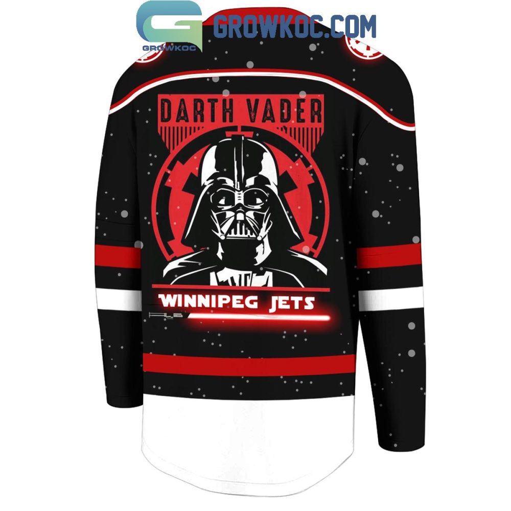 Winnipeg Jets X Star Wars Darth Vader Hockey Jersey - Image 3