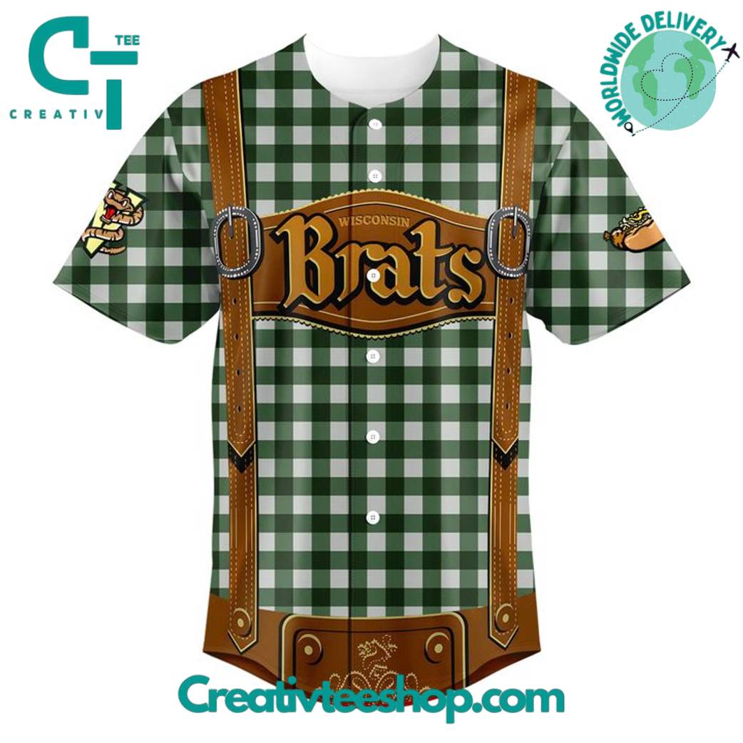 Wisconsin Timber Rattlers "Flying Brats" 2025 Personalized Baseball Jersey - Image 2