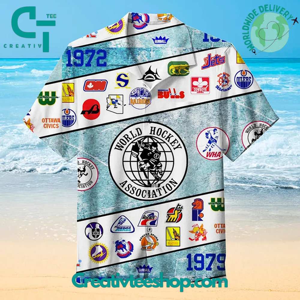 World Hockey Association Hawaiian Shirt