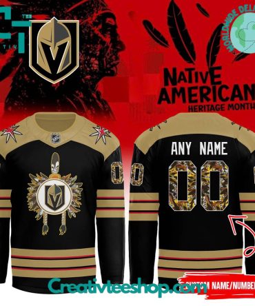 Vegas Golden Knights Nhl Native American Heritage Month Hockey Jersey