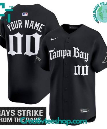Tampa Bay Rays 'Gothic Deepwater Edition' Custom Baseball Jersey