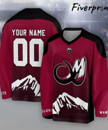 Nll Colorado Mammoth Red Hockey Jersey