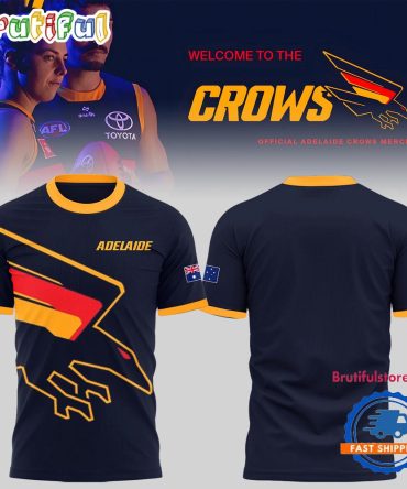 Adelaide Crows Football 2024 Limited Made From South Australia Navy 3D Shirt