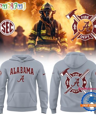 Alabama Crimson Tide Baseball X Firefighter Appreciation 2025 All Over Print Hoodie