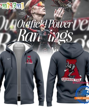 Alabama Crimson Tide Special New Uniform Black 2025 Zip Hoodie