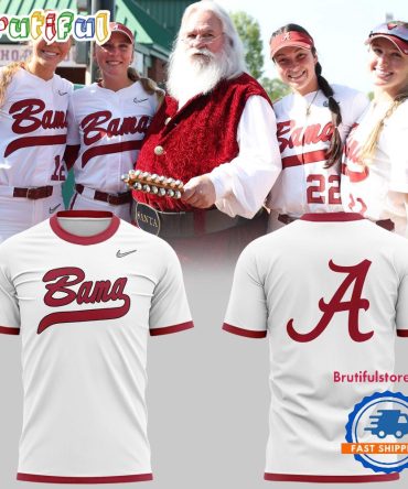 Alabama Crimson Tide Special New Uniform White 2025 T Shirt