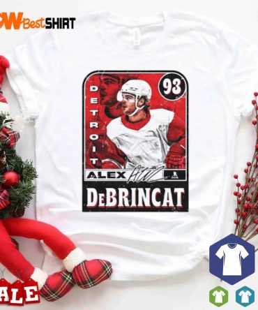 Alex Debrincat Number 93 Detroit Red Wings Signature Shirt