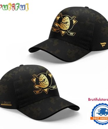 Anaheim Ducks Military Night 2025 Cap