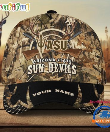 Arizona State Sun Devils Camo Hunting Cap, Sport Team Camo Hunting Hats