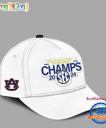 Auburn Tigers Basketball 2024 Sec Tournament Champion Cap