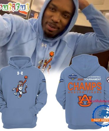 Auburn Tigers Basketball 2024 Sec Tournament Champion Outfit Hoodie