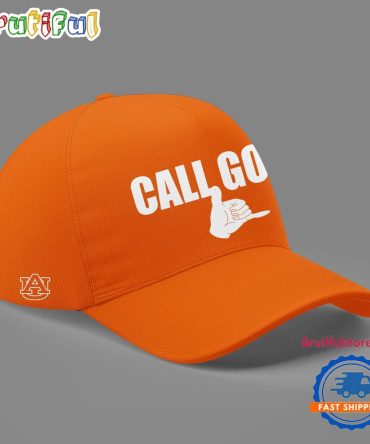 Auburn Tigers Basketball Call God 3D Print Orange Cap